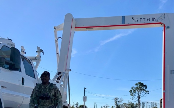 Tyndall gets first x-ray system for gate vehicle checks