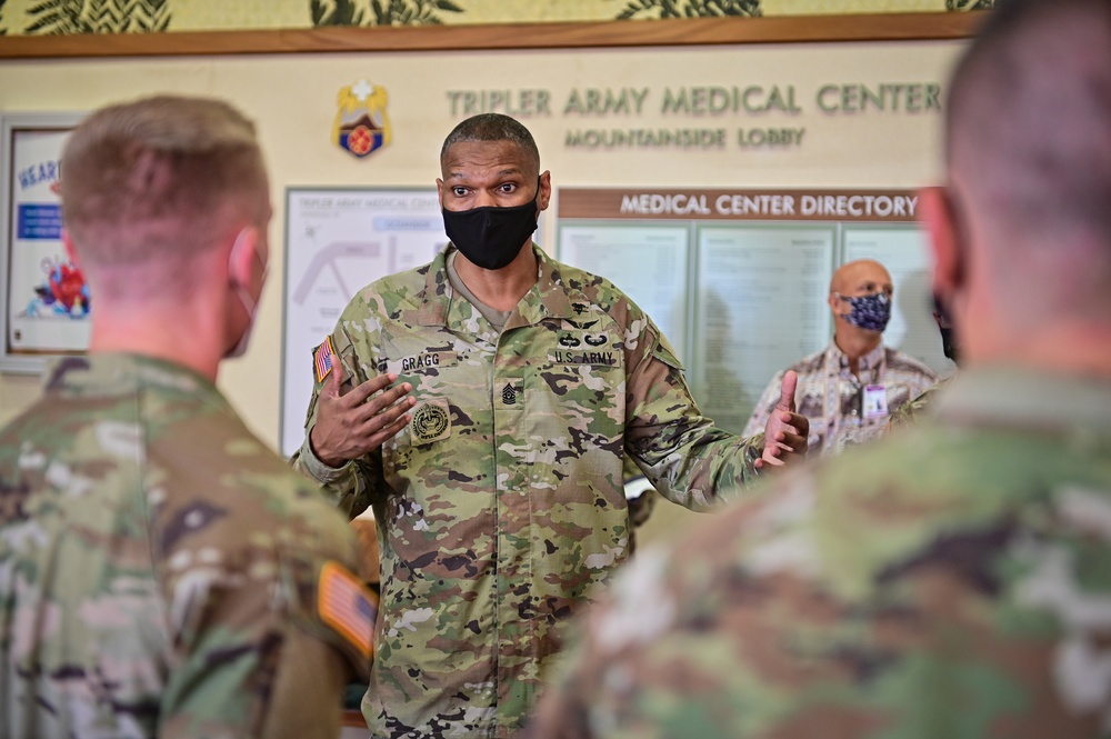 The Director of the Defense Health Agency, Lt. Gen. Ronald Place visits Tripler Army Medical Center