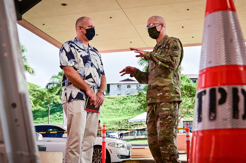 The Director of the Defense Health Agency, Lt. Gen. Ronald Place visits Tripler Army Medical Center