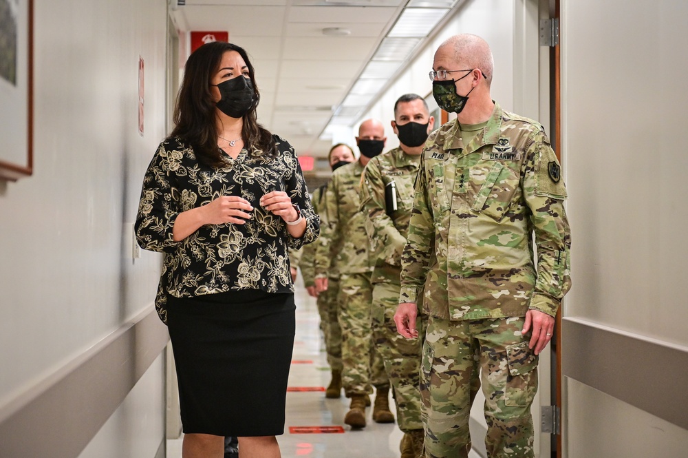 The Director of the Defense Health Agency, Lt. Gen. Ronald Place visits Tripler Army Medical Center