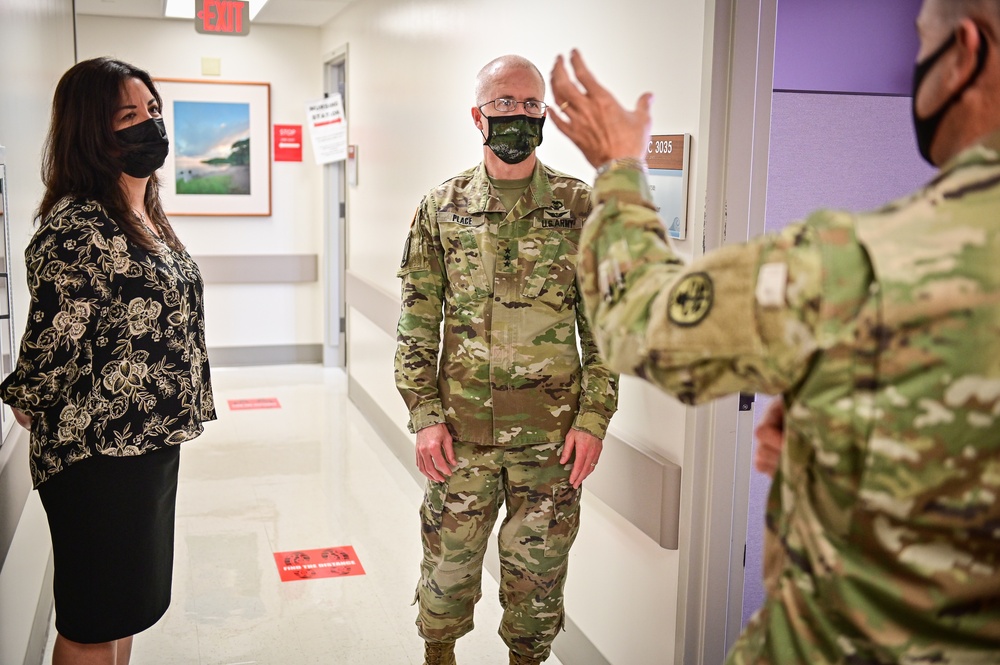 The Director of the Defense Health Agency, Lt. Gen. Ronald Place visits Tripler Army Medical Center