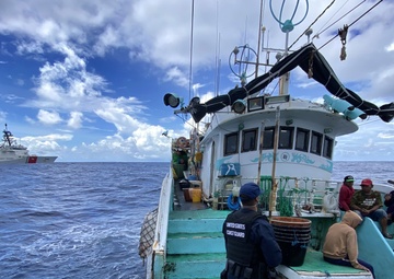 Coast Guard Cutter Kimball conducts patrol to increase maritime presence and support in Pacific