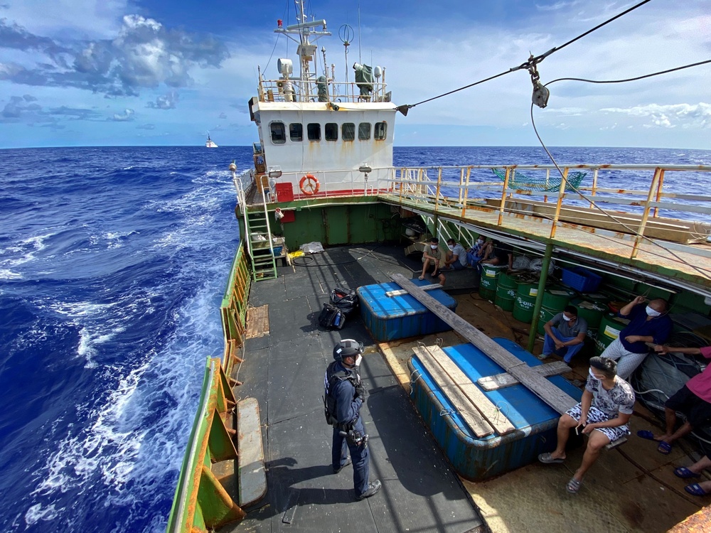 Coast Guard Cutter Kimball conducts patrol to increase maritime presence and support in Pacific