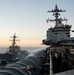 USS Carl Vinson (CVN 70) and USS Howard (DDG 83) Conduct a Replenishment At Sea