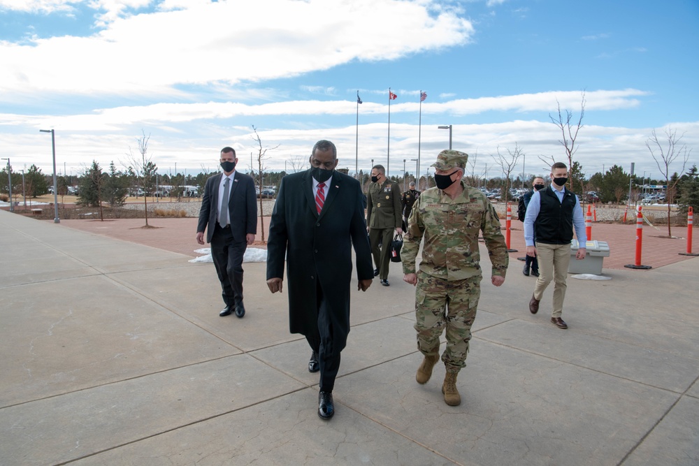 Secretary of Defense Lloyd J. Austin III visits USNORTHCOM HQ