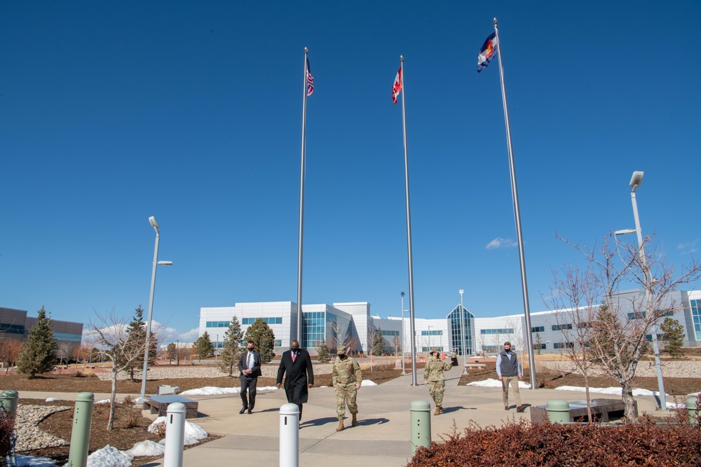 Secretary of Defense Lloyd J. Austin III visits USNORTHCOM HQ