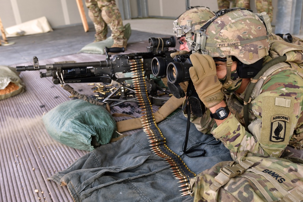 M240B machine gun training