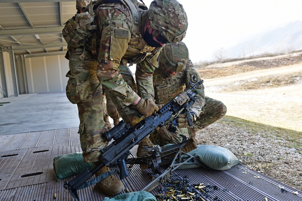 M240B machine gun training