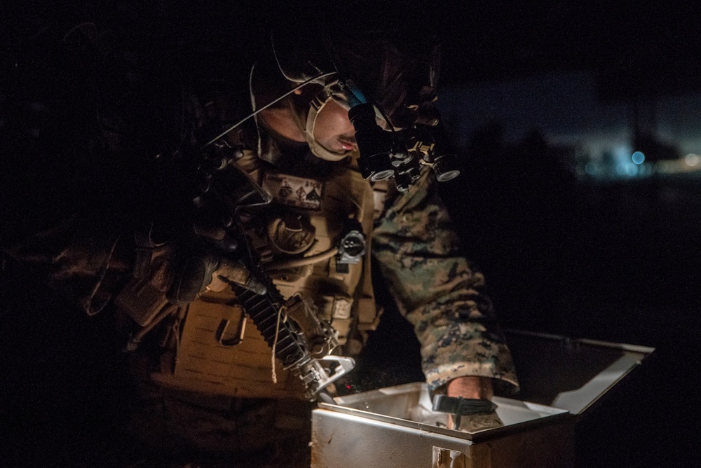 BLT 1/1 Conducts Night Raid during RUT