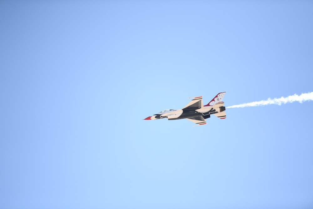 The U.S. Air Force Air Demonstration Squadron, the Thunderbirds,