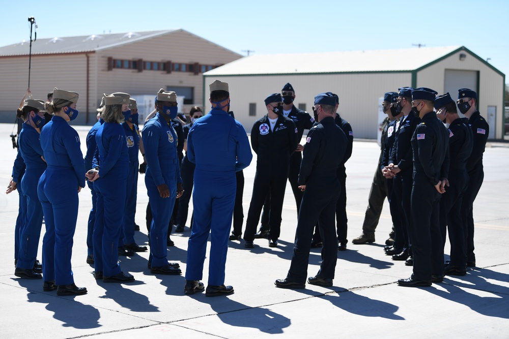 The Blue Angels and the Thunderbirds