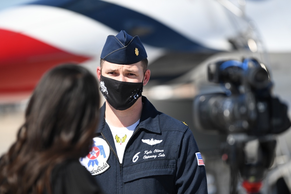 The Blue Angels and the Thunderbirds