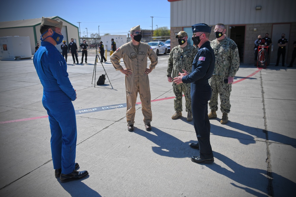 Capt. William Perkins, commanding officer, NAF El Centro