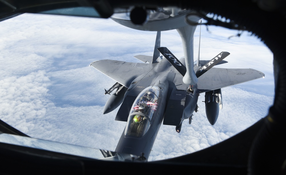100 ARW supports Estonian Independence Day flyover