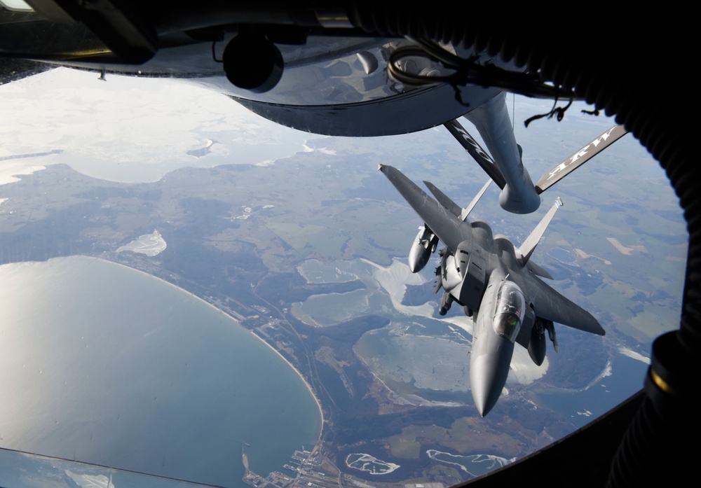 100 ARW supports Estonian Independence Day flyover