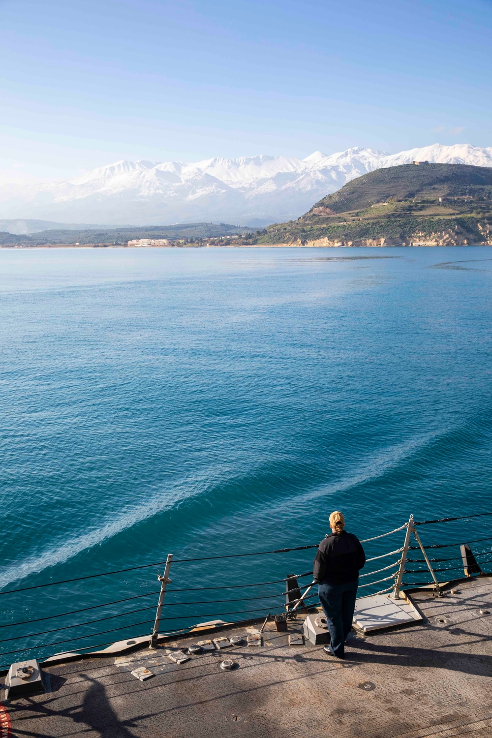 USS Porter Departs Souda Bay