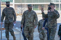 USSPACECOM Commander Visits MARFORSPACE Leadership