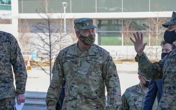 USSPACECOM Commander Visits MARFORSPACE Leadership