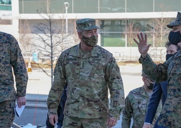 USSPACECOM Commander Visits MARFORSPACE Leadership