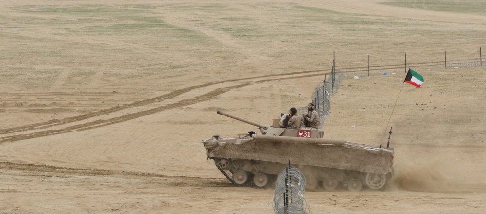 Soldiers from 1st Battalion, 35th Armored Regiment participate in Al Tahreer