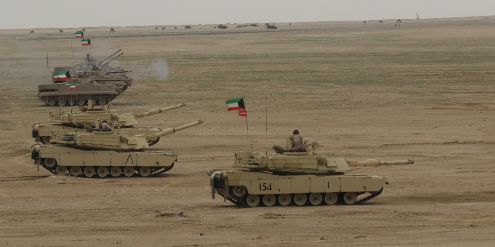 Soldiers from 1st Battalion, 35th Armored Regiment participate in Al Tahreer