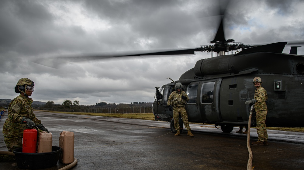 12th CAB Soldiers bring the heat during aerial gunnery training