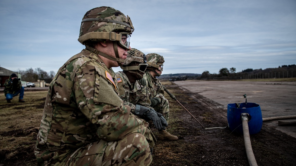 12th CAB Soldiers bring the heat during aerial gunnery training