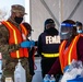 Photo of GEMA and Georgia National Guard COVID-19 vaccination operation in Atlanta, Georgia