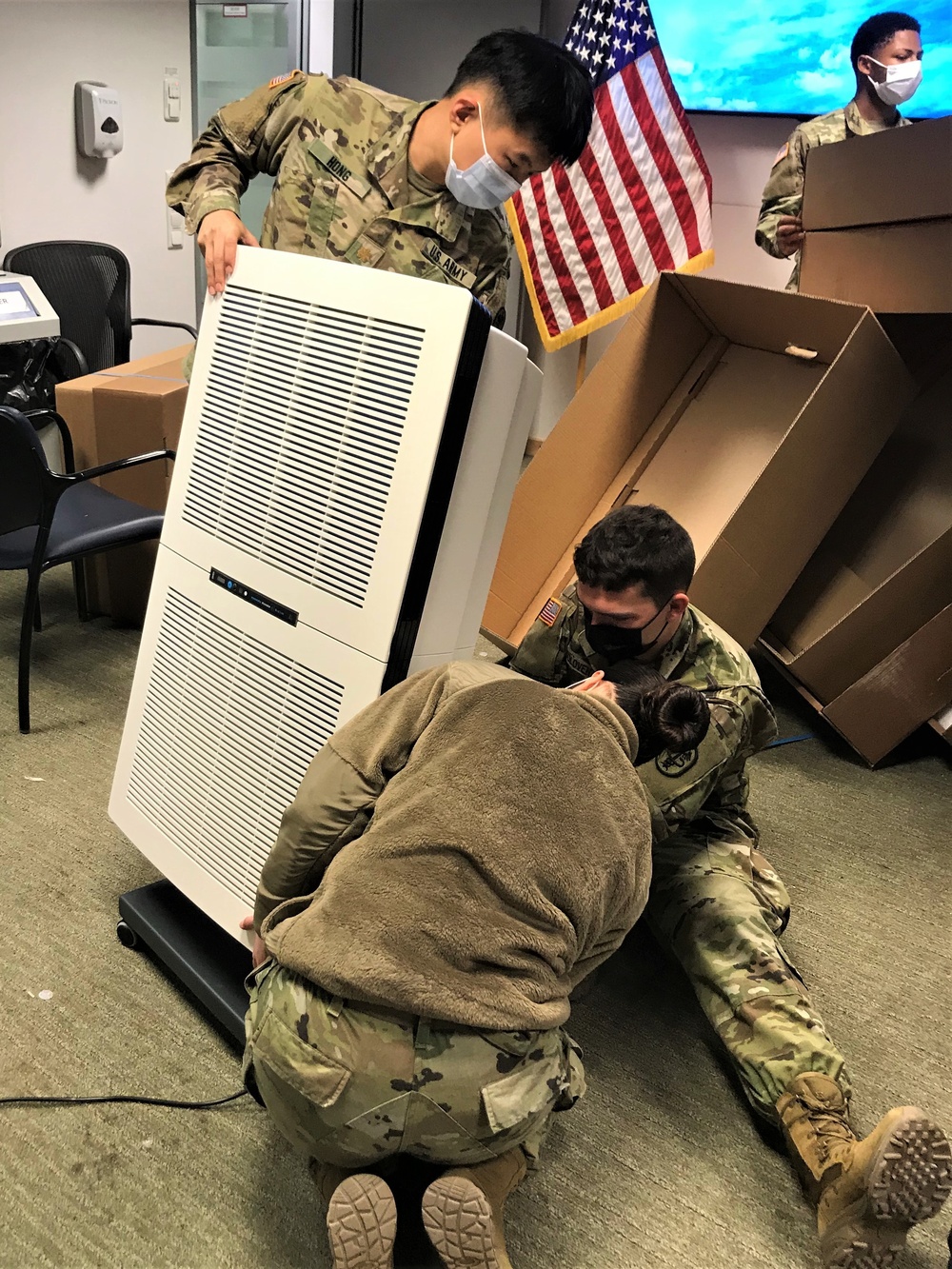 Vilseck Army Dental Clinic installs HEPA air filters to fight COVID infection