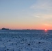 Winter sunrise over Chièvres Air Base