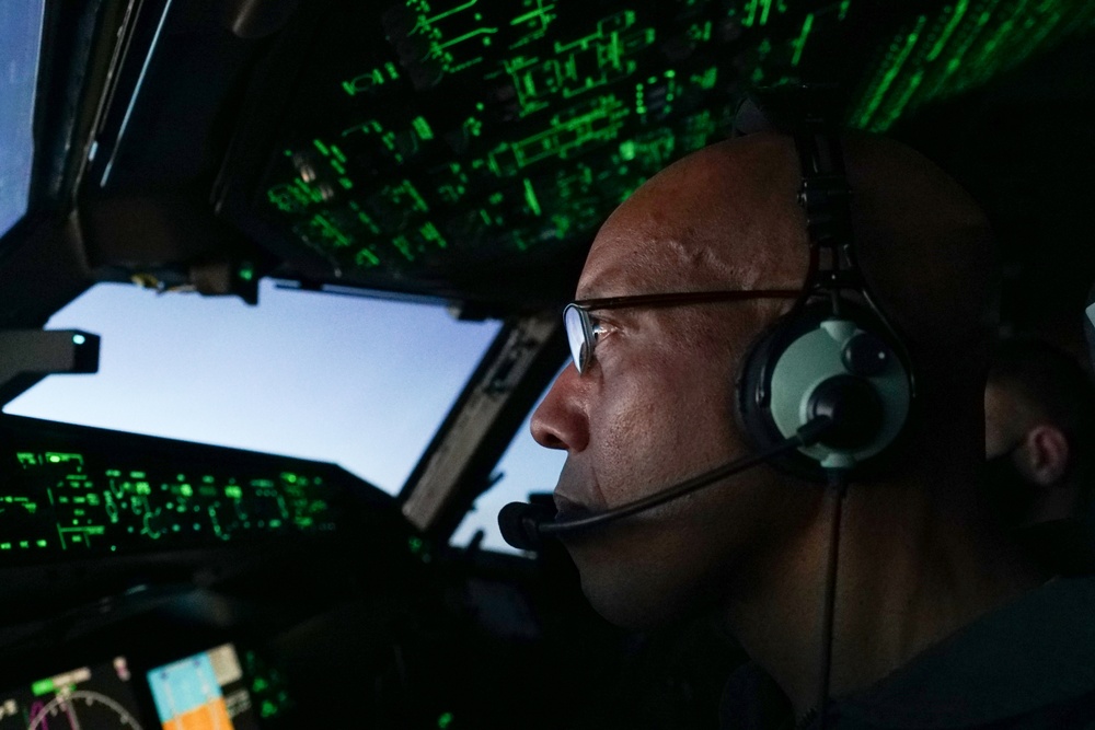 CSAF joins KC-46A operational survey sortie