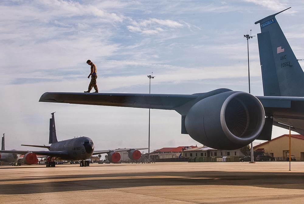 Walking on the wing