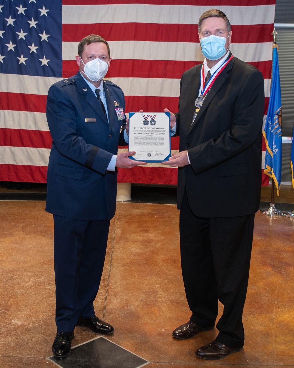 City of Tulsa civilians receive the Maj. Gen. Stanley F.H. Newman Award