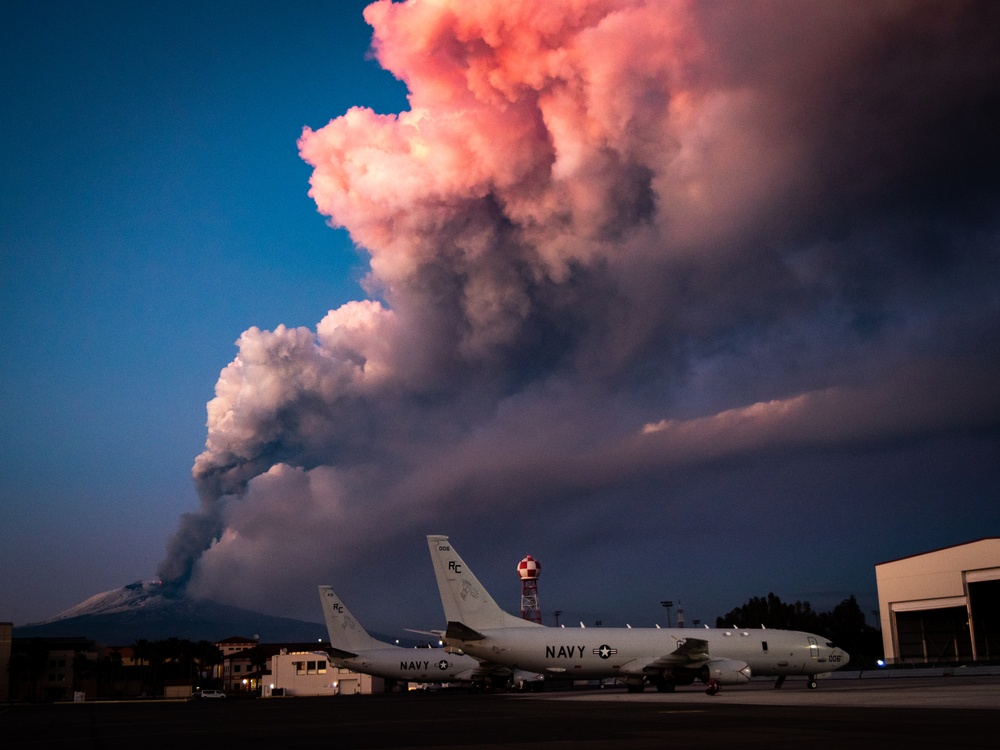 Mt. Etna eruption