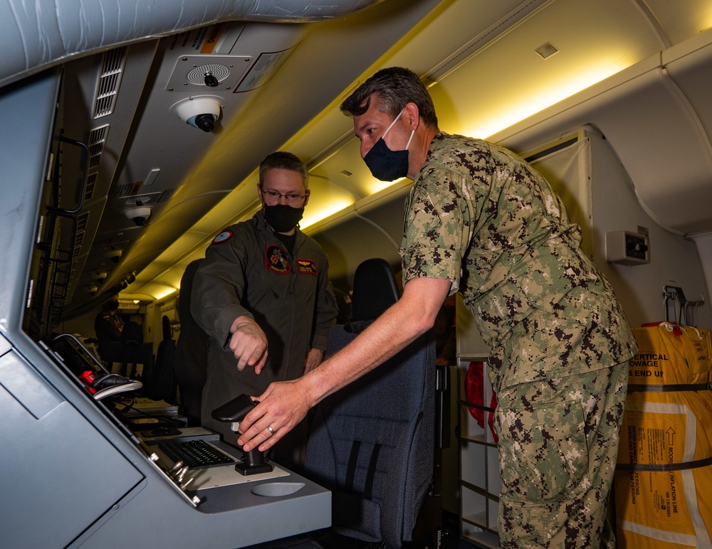 AFRICOM Army General Stephen Townsend visits Navy P-8A