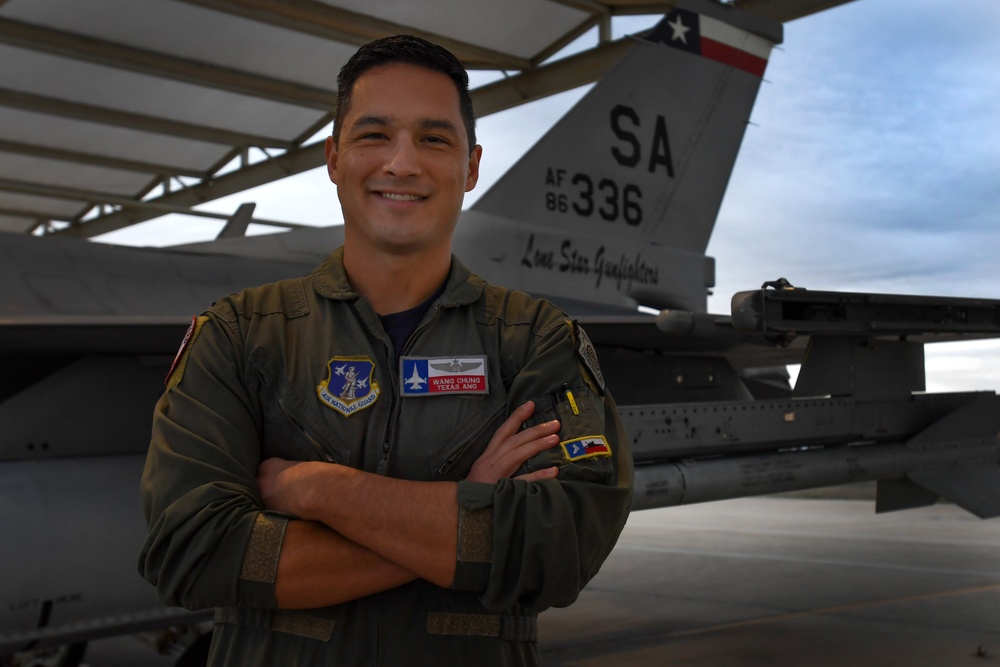 Maj. Thomas Werner Prepares for flight