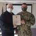 NC1 Kyle Marchese assigned to USS Constitution, is awarded Senior Sailor of the Quarter