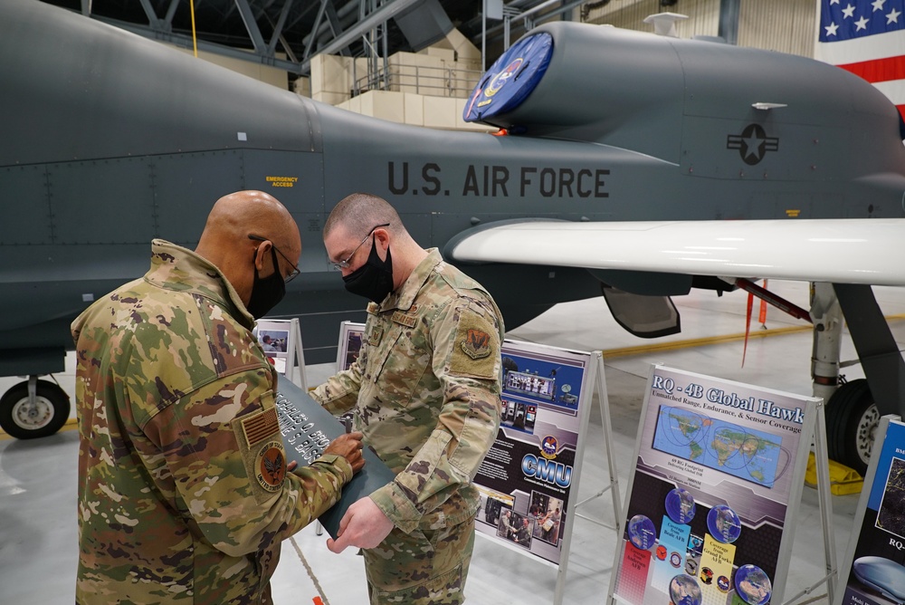 CSAF meets the mission of Grand Forks AFB