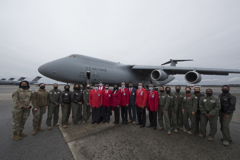 Tuskegee Airmen chapter attends Accelerating the Legacy event at Joint Base Charleston