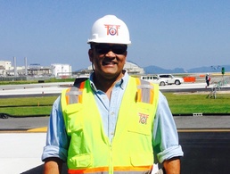 Johnny Alam, construction manager