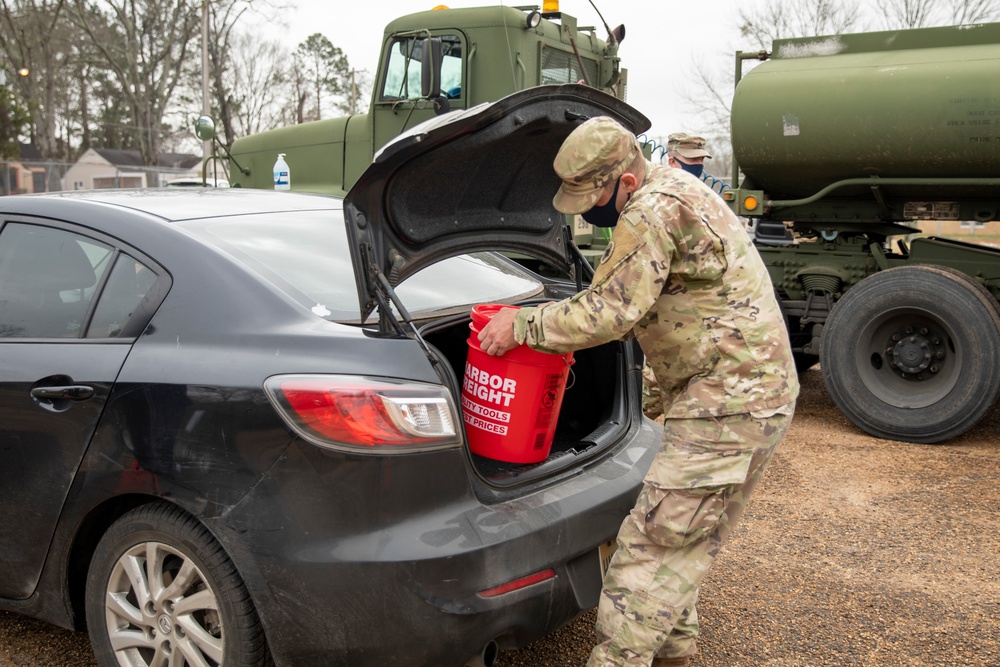 MSNG Support Water Distribution in Jackson