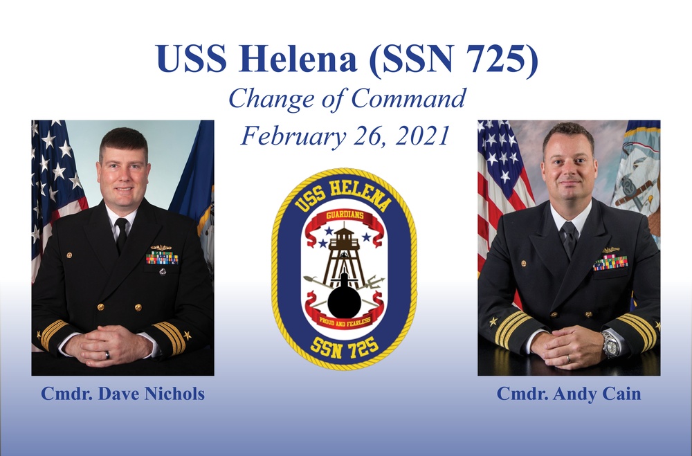 USS Helena Change of Command