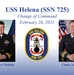 USS Helena Change of Command