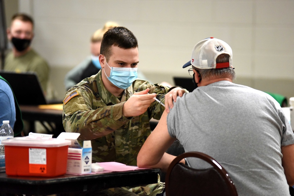 Michigan National Guard retains the pace with 32 facilities in one day