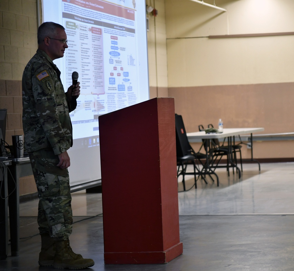 647th Regional Support Group (FWD) holds Extremism Stand Down