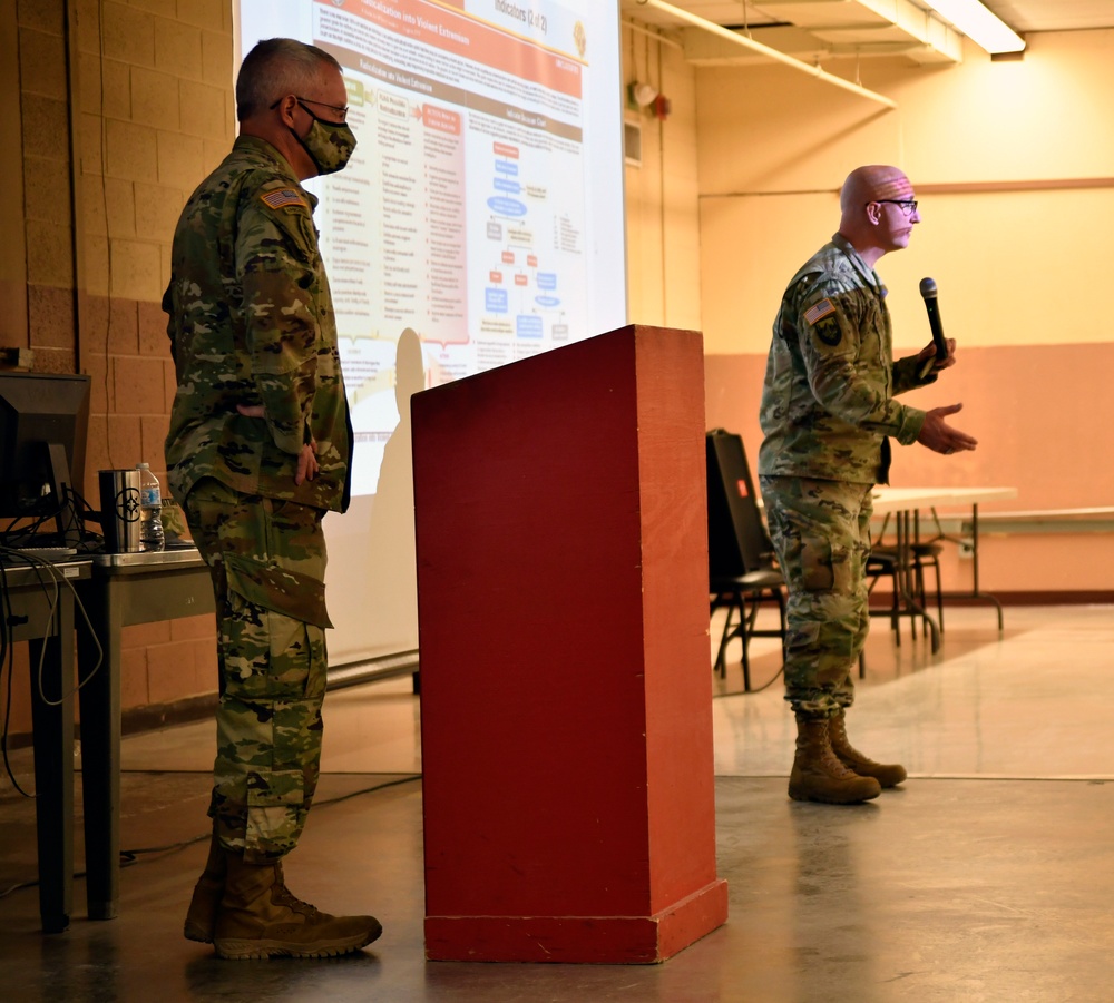 647th Regional Support Group (FWD) holds Extremism Stand Down