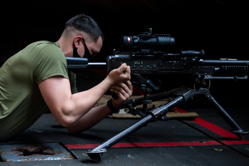 Ashland Marines are tested on M240 proficiency