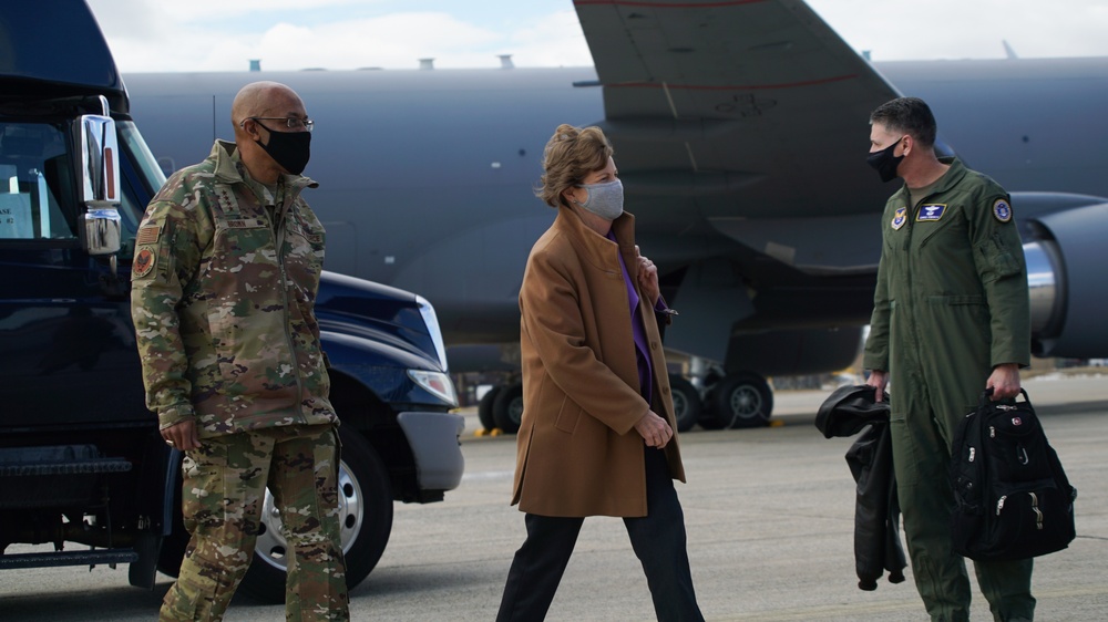 CSAF, US Congress members perform KC-46A operational survey sortie