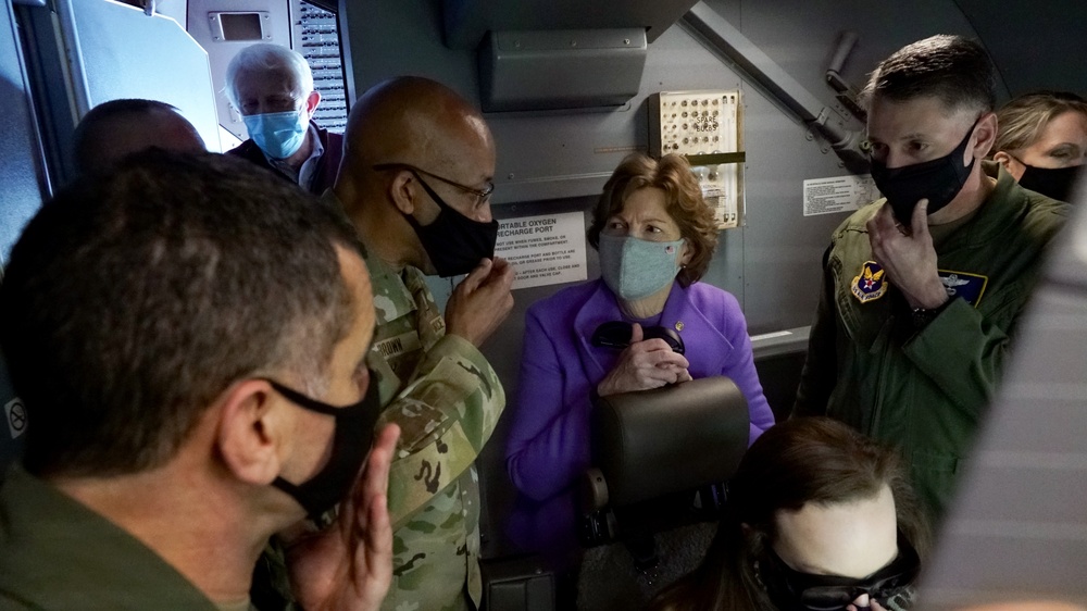CSAF, US Congress members perform KC-46A operational survey sortie