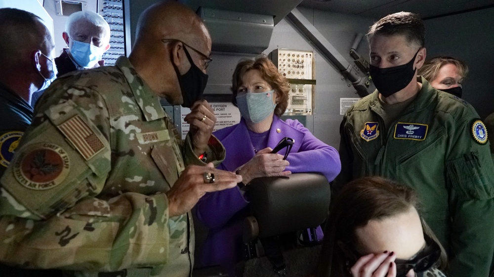 CSAF, US Congress members perform KC-46A operational survey sortie